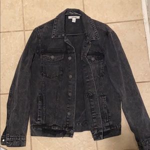 Charlotte Russe black denim jacket medium